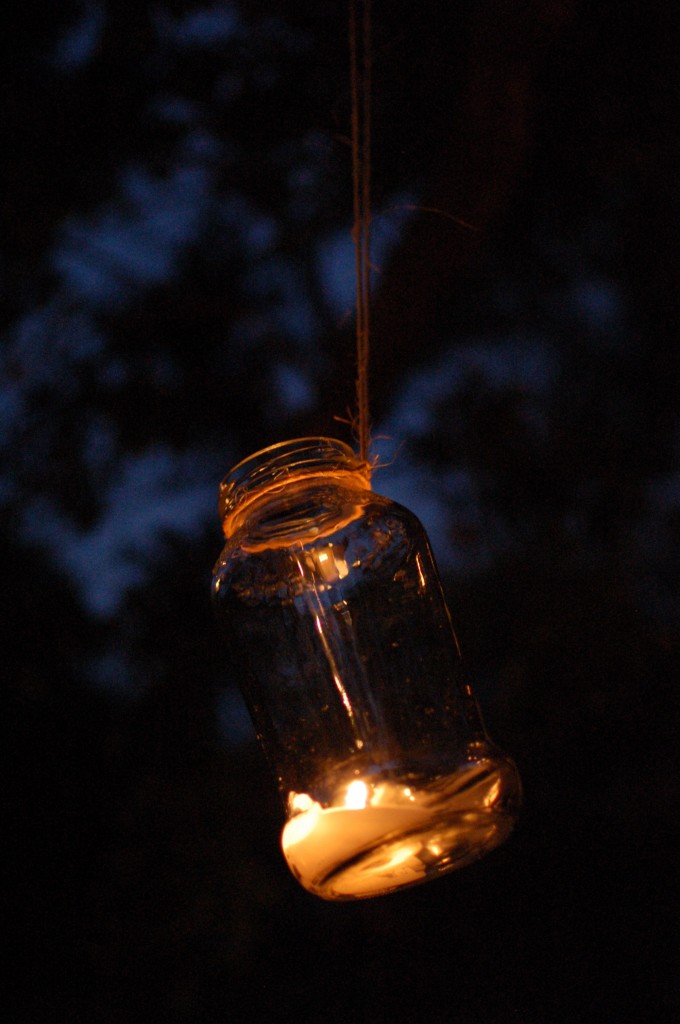 Candle in a jar