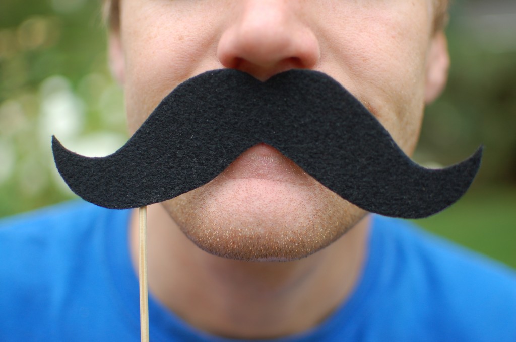 Mustache close-up