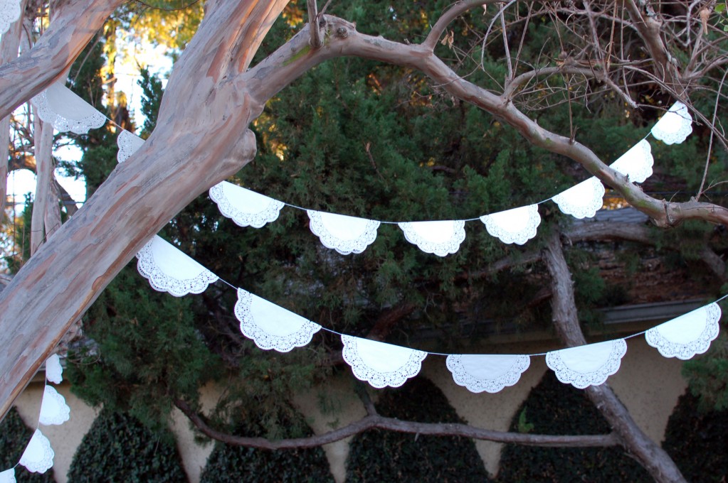 Doilies in the tree