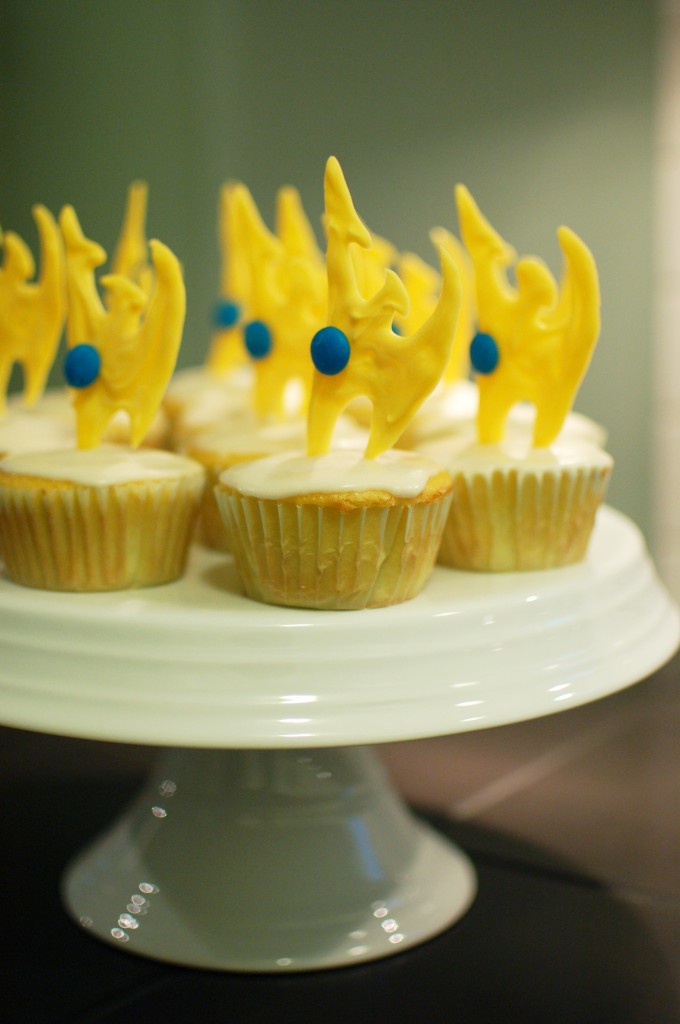 Starcraft II Protoss cupcake