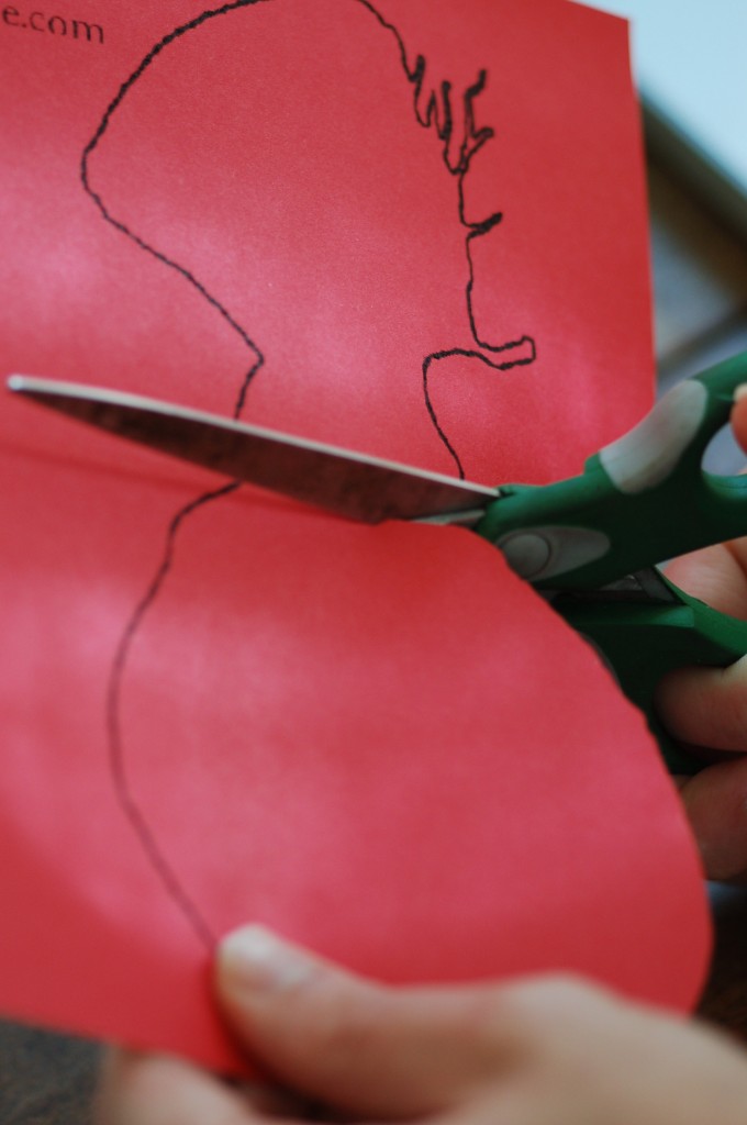 Cutting out heart