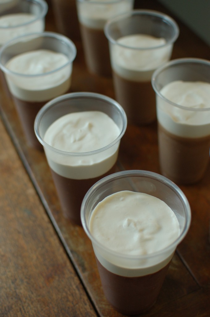 Guinness pudding cups