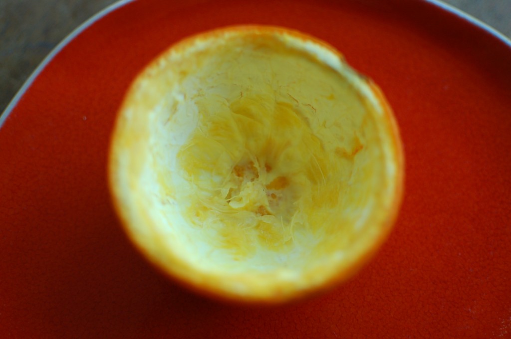 Orange peel bowl