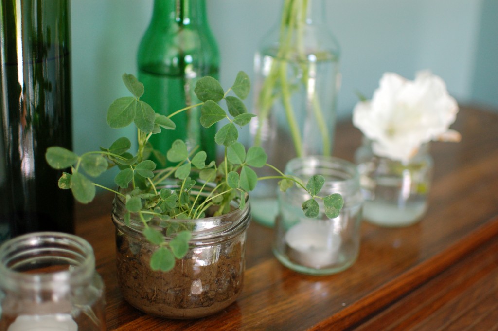 St. Patrick's Day centerpieces