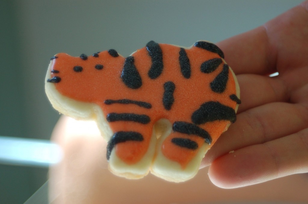 Tiger sugar cookie