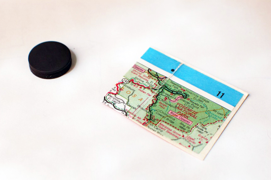 Magnet and map