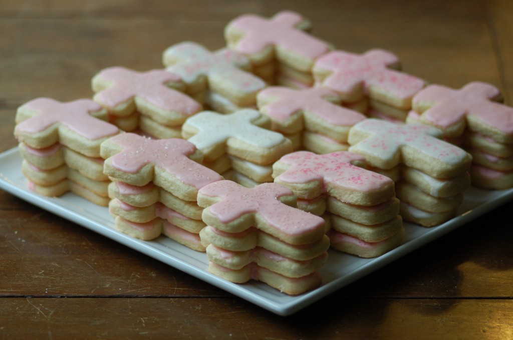 Cross sugar cookies