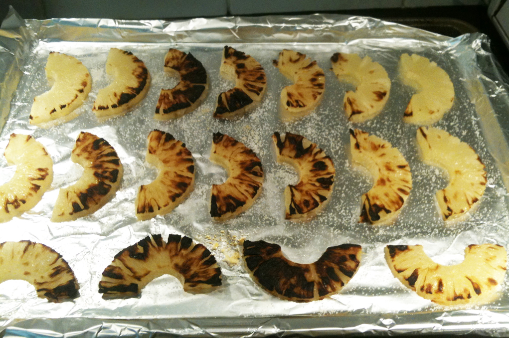 broiled pineapple