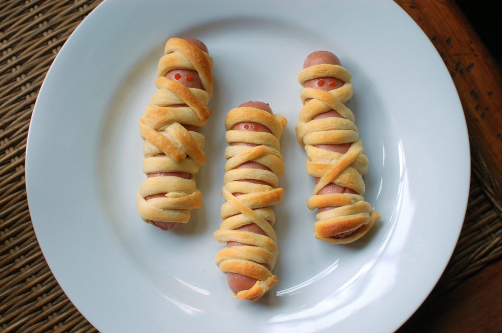 Mummy hot dogs