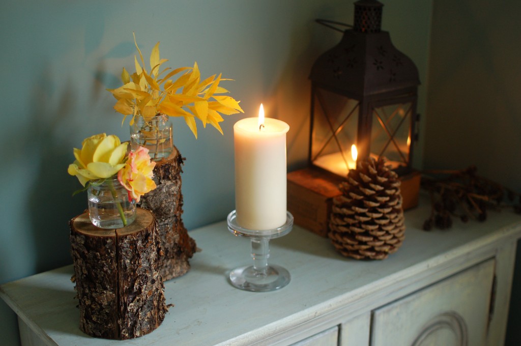 Entryway Thanksgiving decorations