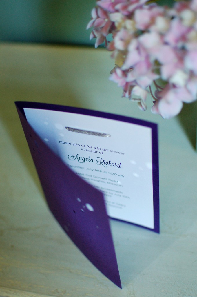 Star shower invitation