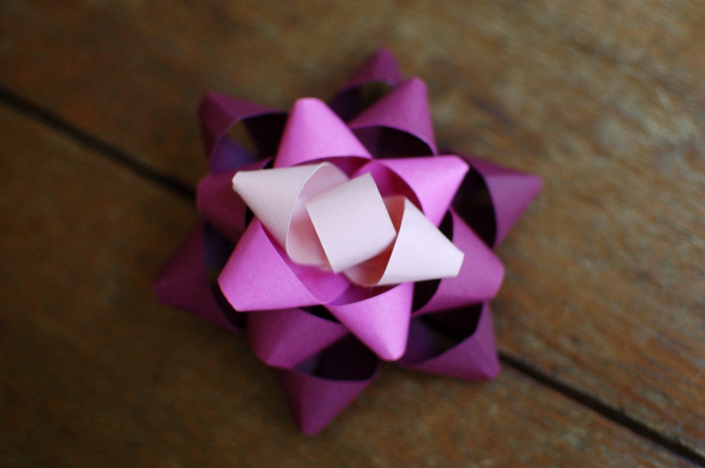 Ombre Paper Bow