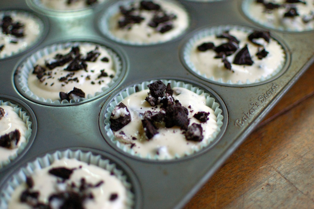 Crushed Oreos on top