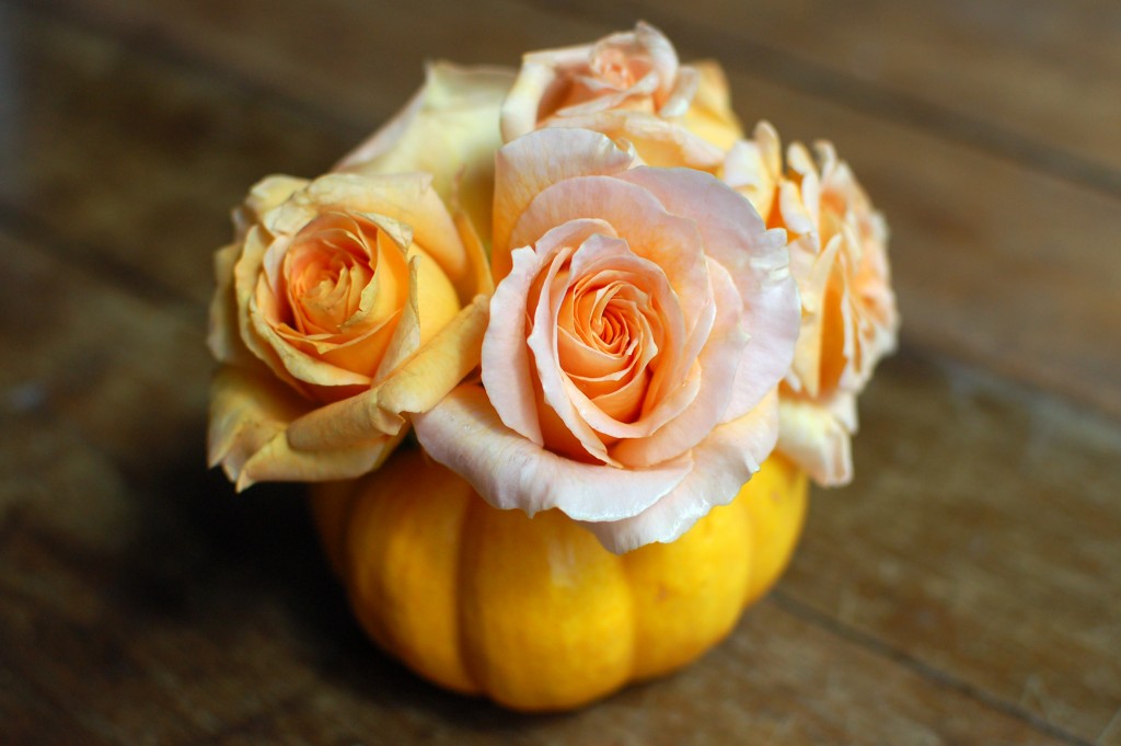 Mini pumpkin vases