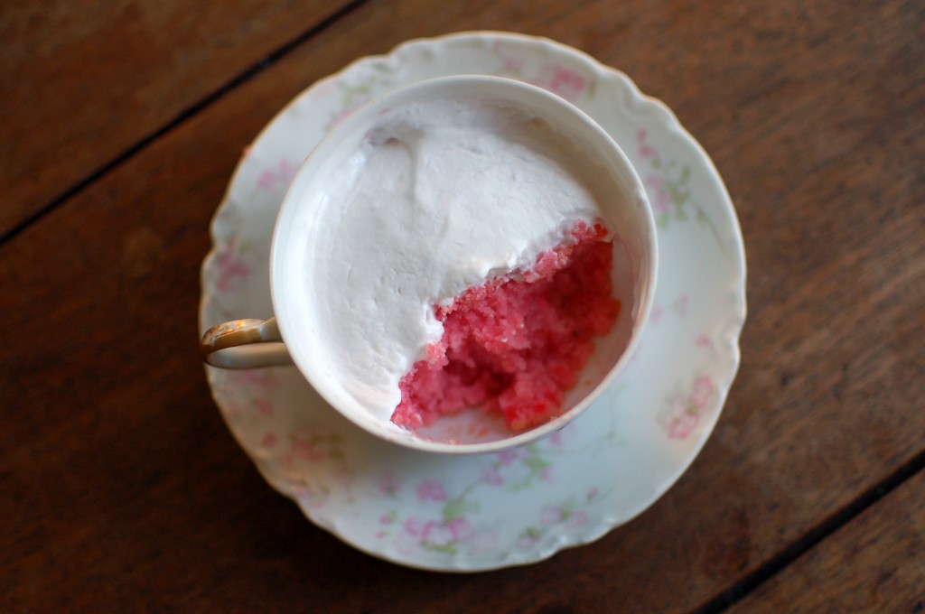 Teacup cupcake