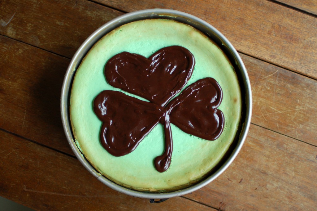 Bailey's cheesecake with Guinness ganache