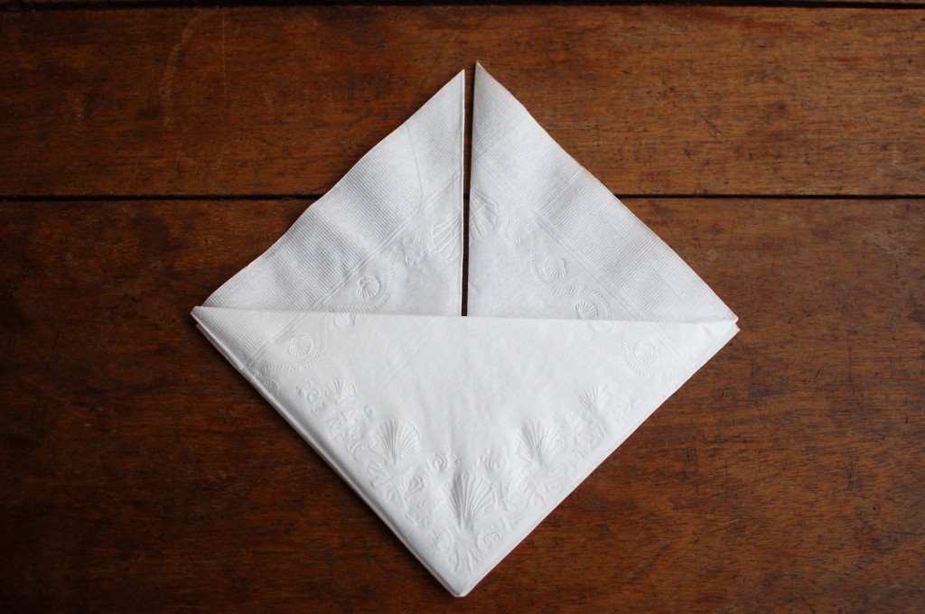 sail boat napkin origami