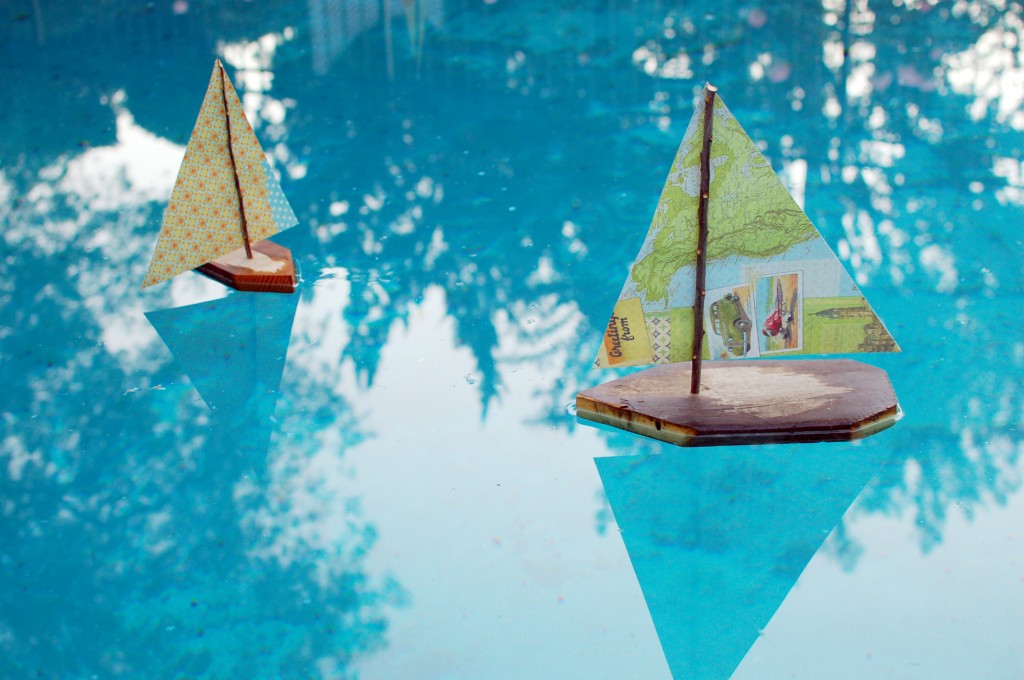 Sail Boats in the Pool