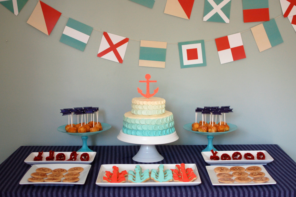 Nautical Dessert Table