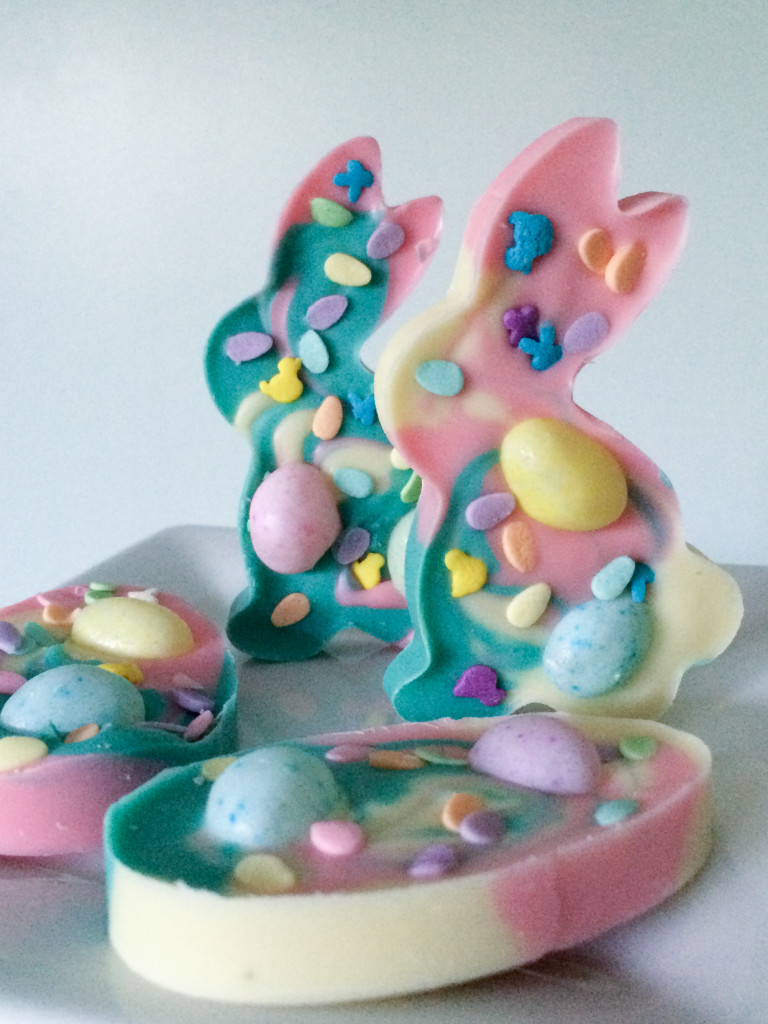 Easter candy bark